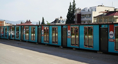 Kahramanmaraş Şehir Merkezinde Teslim Edilen Geçici İş Yeri Sayısı 2 Bini Aştı