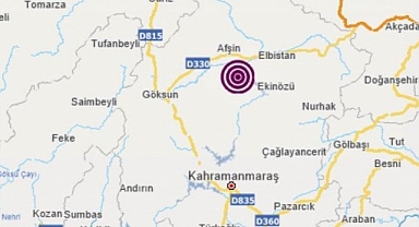 Kahramanmaraş'ta 5.0 Büyüklüğünde Deprem