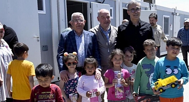 Savunma Sanayi Başkanı Demir Ve Vali Coşkun’dan Savunma Sanayi Konteyner Kent Yerleşkesine Ziyaret