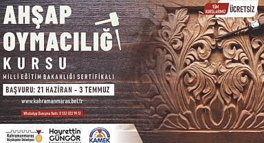 Ahşap Oymacılığı Kursu’na Kayıtlar Başladı!