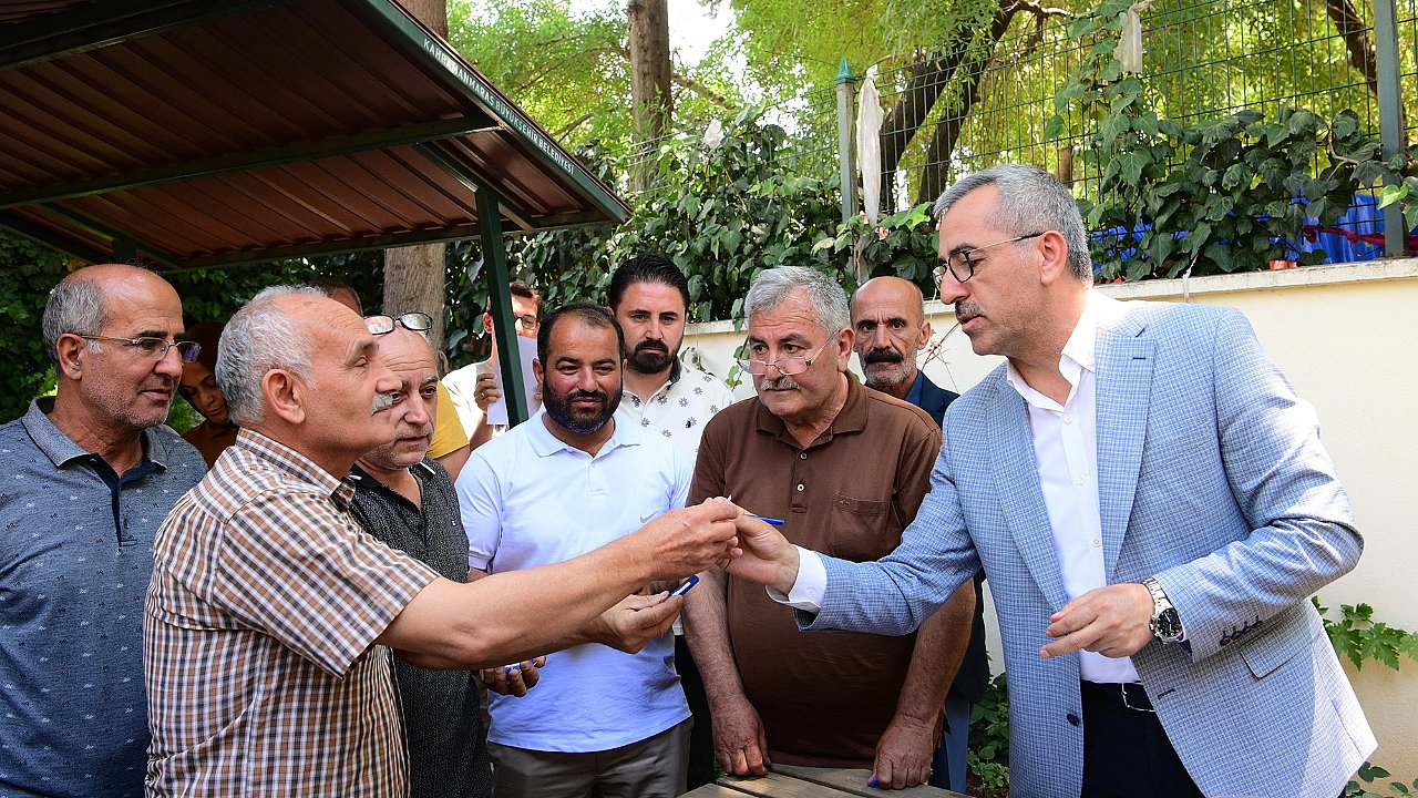 Divanlı Geçici Çarşısı’nda İş Yerleri Esnafa Teslim Edildi