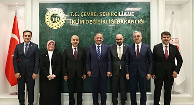 Kahramanmaraş Heyetinden Bakan Özhaseki’ye Ziyaret