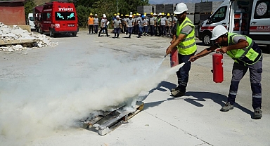 Büyükşehir İtfaiyesi’nden Yangına Müdahale Eğitimi