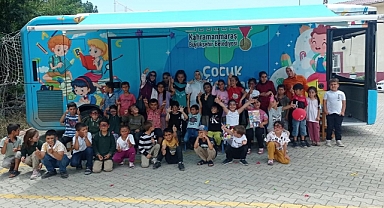 Çocuk Kütüphanesi Miniklere Ziyaretini Sürdürüyor