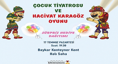 Hacivat – Karagöz Gösterisi Baykar Konteyner Kent’te Minikleri Bekliyor!