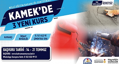 KAMEK’in Yeni Kurslarında Kayıtlar Başladı!