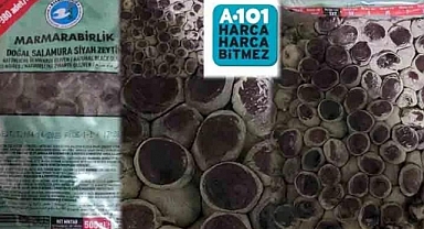 A101'den aldığı Marmarabirlik zeytini küflü çıktı