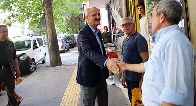 Başkan Okay, Uzunoluk Caddesi Esnafıyla Bir Araya Geldi