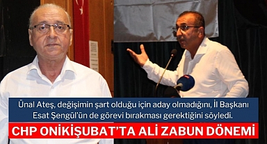 CHP Onikişubat’ta Ali Zabun Dönemi