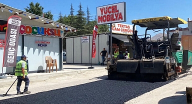 Elbistan’da Gazi Mustafa Kemal Caddesi Yenileniyor