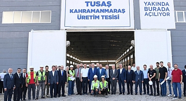 Güngör ve Bolat, Uçak Parçaları Üretim Tesisini İnceledi