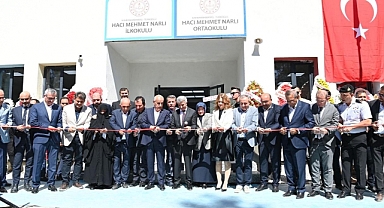 Başkan Güngör, Hacı Mehmet Narlı İlk ve Ortaokulu’nun Açılış Programına Katıldı