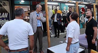 Başkan Okay, Trabzon Caddesi Esnafını Ziyaret Etti