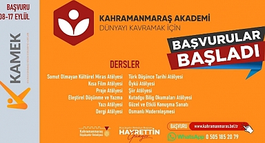 Kahramanmaraş Akademi, Güz Döneminde Kursiyerleriyle Buluşuyor!
