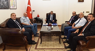 KSÜ’den Kahramanmaraş Valisi Mükerrem Ünlüer’e Hayırlı Olsun Ziyareti