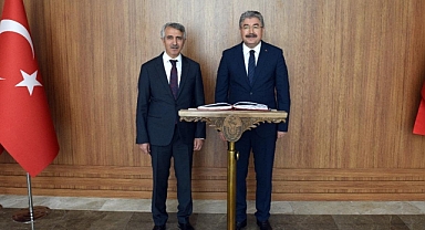 Osmaniye Valisi Dr. Erdinç Yılmaz’dan Vali Ünlüer’e ziyaret