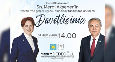 Akşener seçim startını Kahramanmaraş'tan verecek!