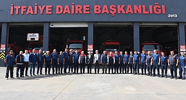 Başkan Güngör’den İtfaiye Teşkilatına Ziyaret