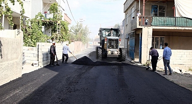 Dulkadiroğlu Eyüp Sultan Mahallesinde Asfalt Çalışması Yapılıyor