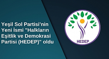 Yeşil Sol Partisi’nin Yeni İsmi 