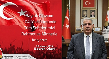  Başkan Mahçiçek: Kahramanmaraşlının derdi vatan, sevdası bayraktır