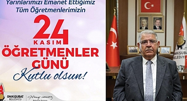Başkan Mahçiçek’ten 24 Kasım Öğretmenler Günü mesajı