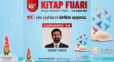 EXPO 2023 Kitap Fuarı’nın ilk konuğu Serdar Tuncer