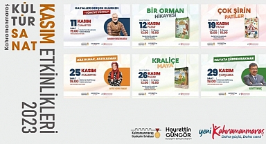 Kasım Kültür Sanat Etkinlikleri Başlıyor!