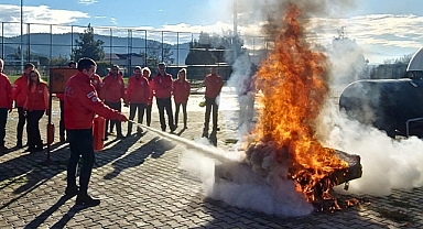 AKUT Gönüllülerine Yangına Müdahale Eğitimi