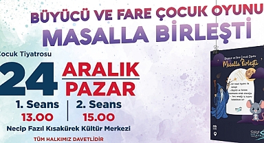 ‘Büyücü ve Fare’ Tiyatrosu Minik İzleyiciler İçin Sahnelenecek