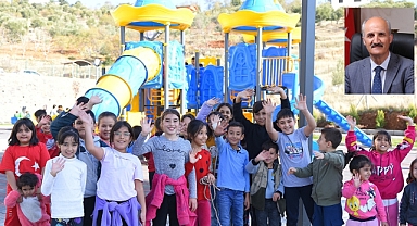 Dulkadiroğlu’ndan Yenikent’e Çocuk Oyun Alanı