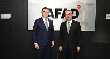 Güngör, AFAD Başkanı Memiş ile Bir Araya Geldi