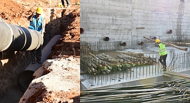 Pazarcık'ın İçmesuyunda ishale hattı ve arıtma tesisi eş zamanlı yapılıyor!