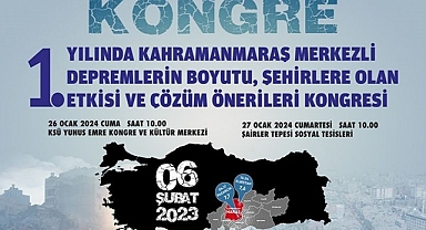 Asrın Felaketinin Şehirlere Olan Etkisi ve Çözüm Önerileri Konuşulacak