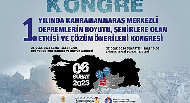Kahramanmaraş Depremleri 1. Yıl Kongresi