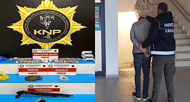 Kahramanmaraş’ta 1 zehir taciri daha kodesi boyladı!