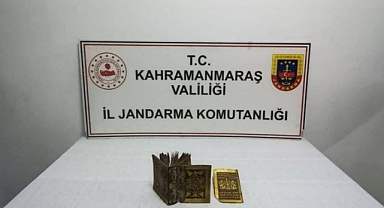 Kahramanmaraş’ta bin 300 yıllık Tevrat kitabını satamadan yakalandılar