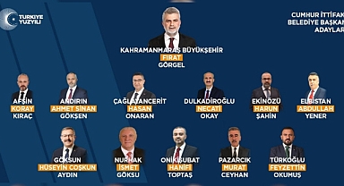 AK Parti’nin Kahramanmaraş'ta ilçe belediye başkan adayları belirlendi!