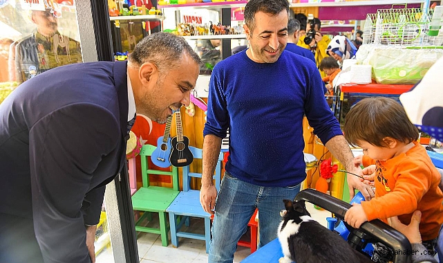 Hanifi Toptaş, Azerbaycan Bulvarı’nda Esnaflarla Buluştu