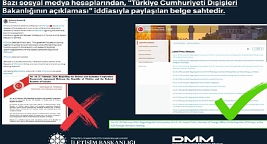 İletişim’den ’Dışişleri’ açıklaması