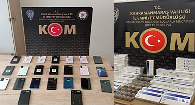 Kahramanmaraş emniyetinden kaçakçılık operasyonu!