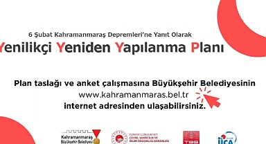 Yenilikçi Yeniden Yapılanma Taslak Planı İçin Anket Başladı