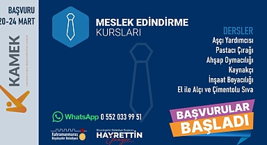 Büyükşehir’in Meslek Edindirme Kurslarına Başvurular Başladı