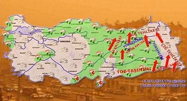 Güneydoğu’da toz taşınımı uyarısı!