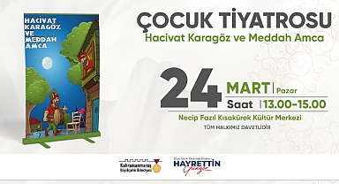 “Hacivat Karagöz ve Meddah Amca” Gösterisi Çocuklarla Buluşacak