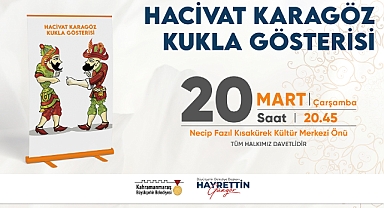 Haydi Çocuklar Hacivat Karagöz Kukla Gösterisine