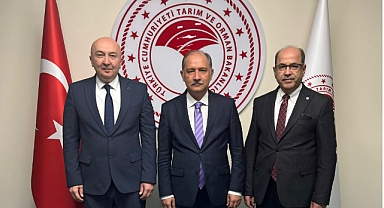 Rektör Prof. Dr. Alptekin Yasım’dan, Tarım ve Orman Bakan Yardımcısı Abdülkadir Polat’a Ziyaret