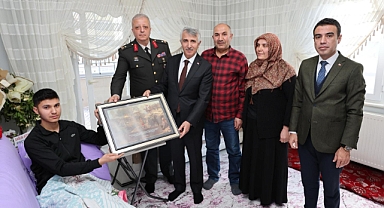 Vali Mükerrem Ünlüer, Gazilerimizi Ziyaret Etti