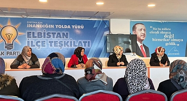 AK Parti Elbistan Kadın Kolları İstifa Etti