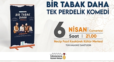 “Bir Tabak Daha” Tiyatroseverler İçin Sahne Alacak